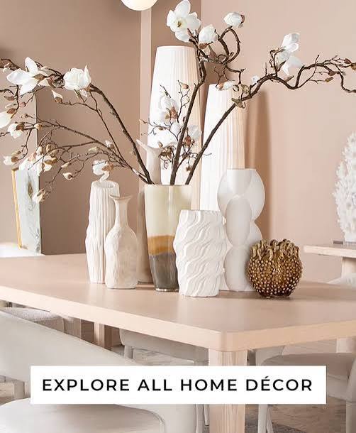 Elegant vases and home decor set